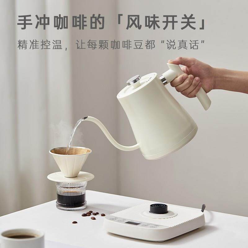 恒温电热水壶手冲咖啡壶316不锈钢智能1000W烧水智能保温防干烧