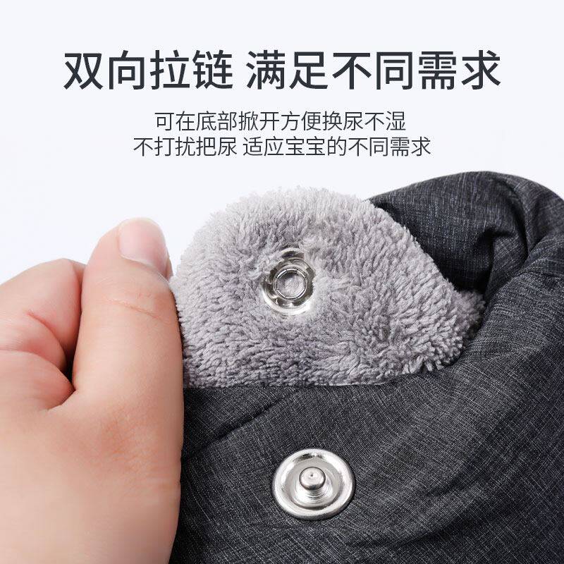 婴儿推车保暖手套冬季婴儿车配件推车加绒防风防寒防水护手套通用