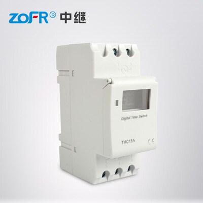 ZOFR中继 THC15A小型微电脑时控开关定时自动开关12v 24v 220v