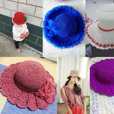 1cm夏季钩帽子的丝带透明雪纱带雪纺纱勾太阳帽彩带线手工编织diy