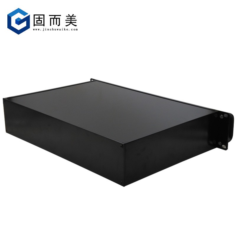 2u铝合金机箱外壳仪表外壳定制金属工控机外壳设计铝型材方形机器