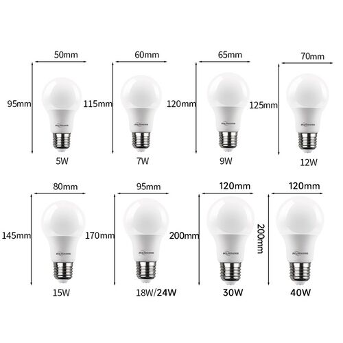 LED3500K5500K书桌餐厅高显全光谱无频闪E27螺口B22卡口护眼灯泡