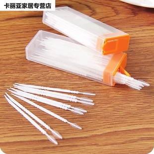 牙签软牙签牙逢刷牙缝刷牙尖细刷牙间隙清洁男女家庭清理牙齿