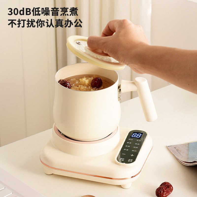 便携式烧水杯小型电热铝杯智能迷你全玻璃小型煮茶器多功能烧水壶