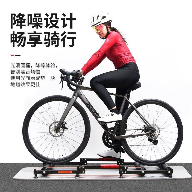 自行车家用滚筒骑行台室内静音可调节三折式山地车公路车训练台图片