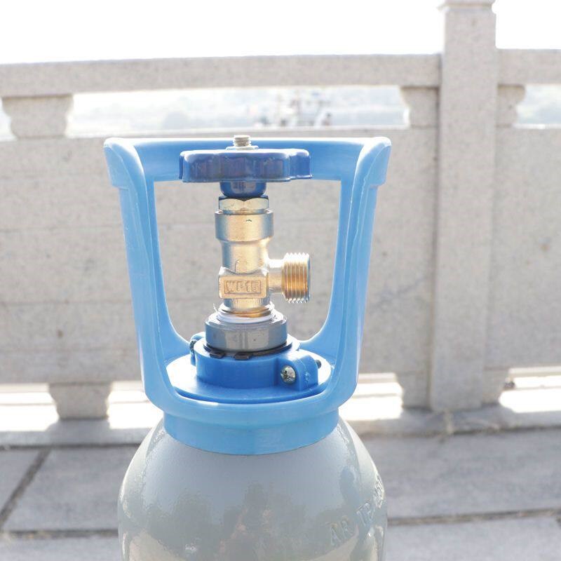 全钢无缝氩气瓶小型氩弧焊便携式提手6L8L10L12L14升国标家用钢瓶