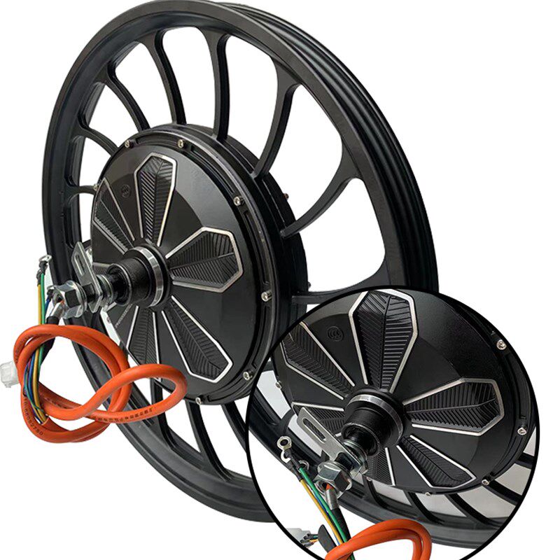 20寸电动车电机48V60V一体轮毂电机500W800W1000W四轮改装电动机