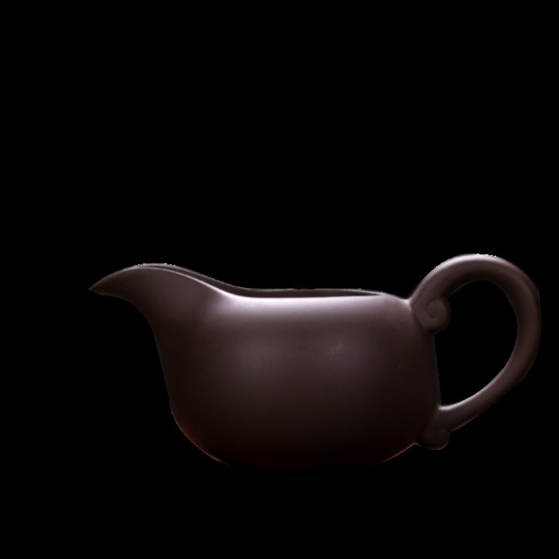 宜兴石瓢紫砂公道杯茶漏茶滤过滤紫泥手工功夫茶具公杯分茶器套装