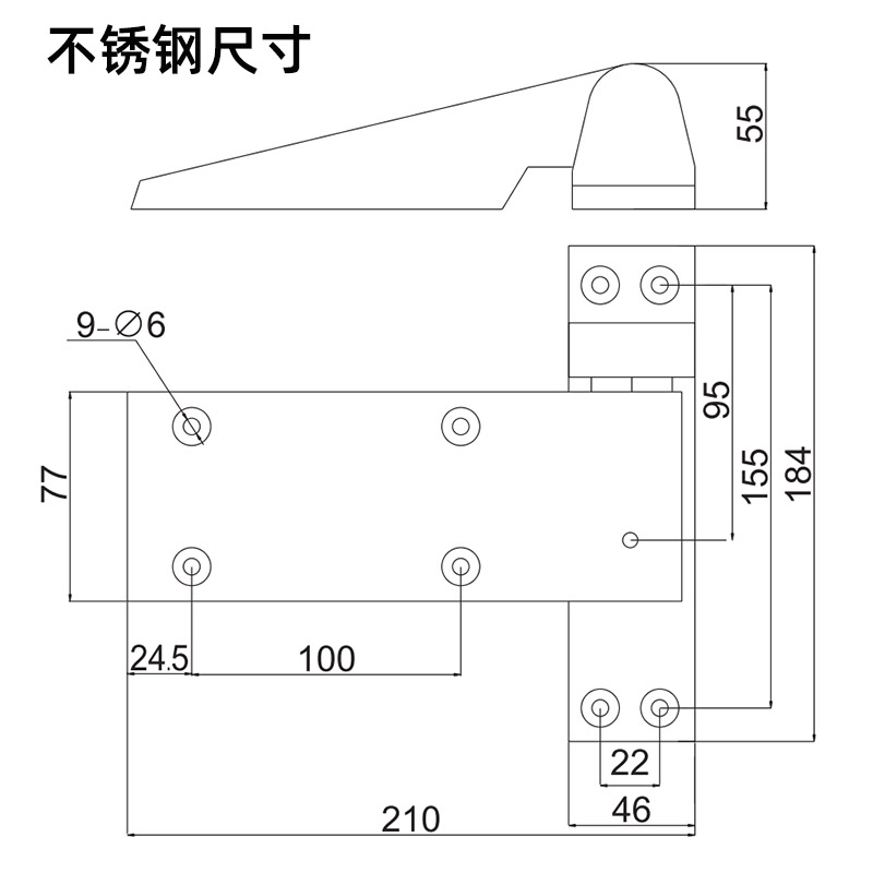 冷库平门不锈钢铰链1220锌合金弹簧合页加厚重型活页升降型合叶