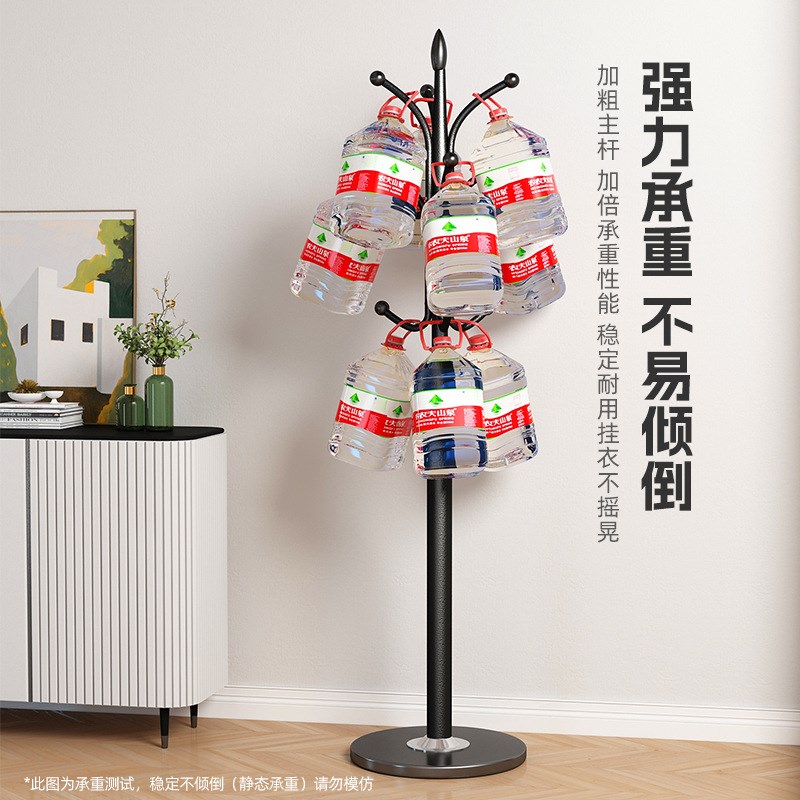 家用立式铁艺衣帽架落地式卧室挂衣架客厅简约衣服衣物置物的架子