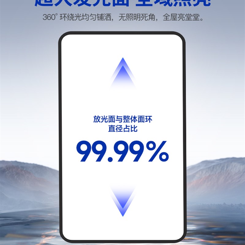 1.6cm无缝隙超薄吸顶灯意式极简客厅主灯现代简约全光谱护眼灯具