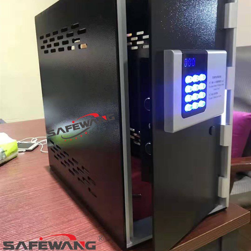 电脑主机安全保密机箱台式机防盗机箱主机保险柜电子密码锁安全箱