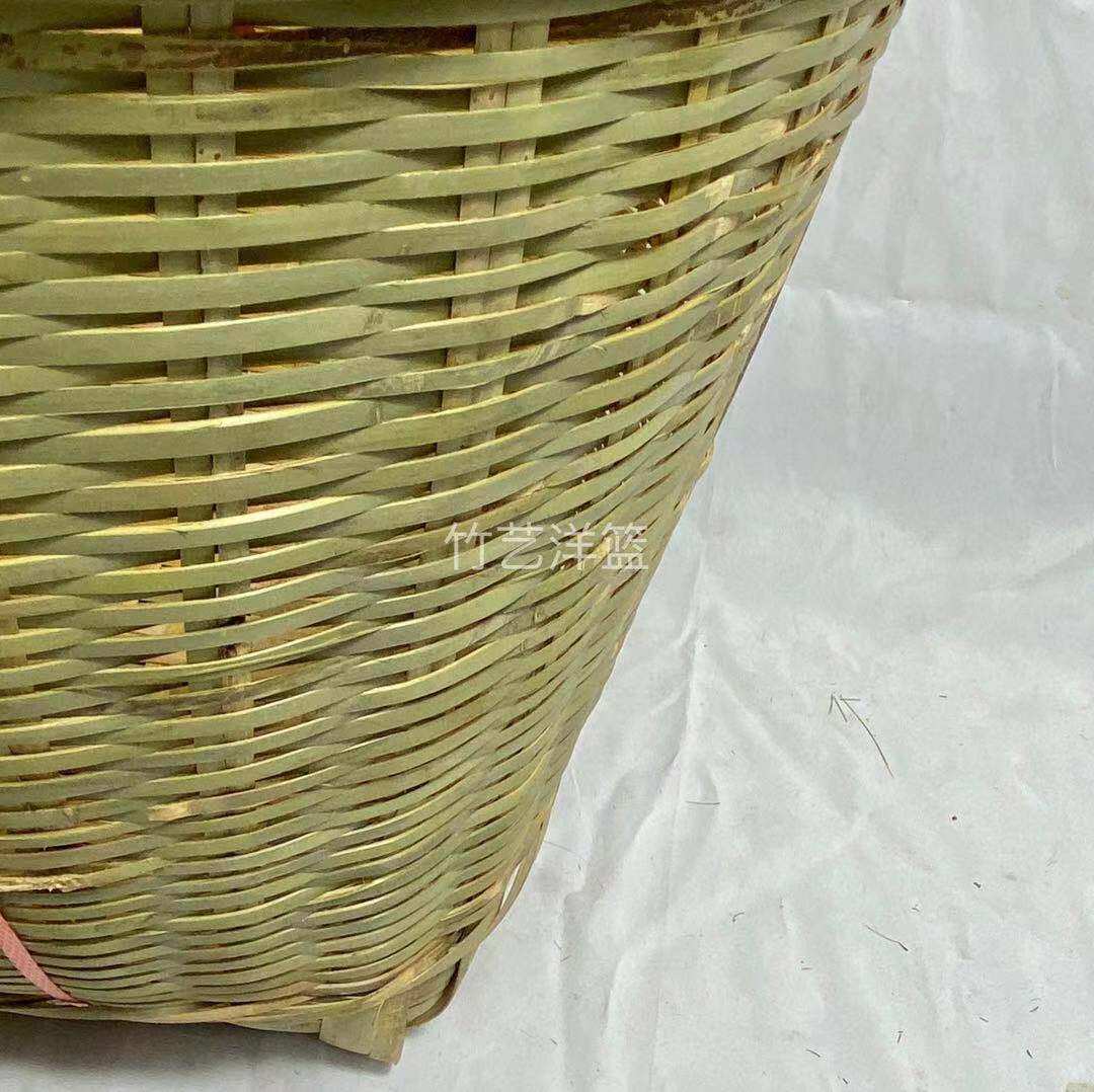 超大号箩筐竹编制品家用手工箩篼垃圾筐收纳篓喜庆采茶粮食稻谷筐