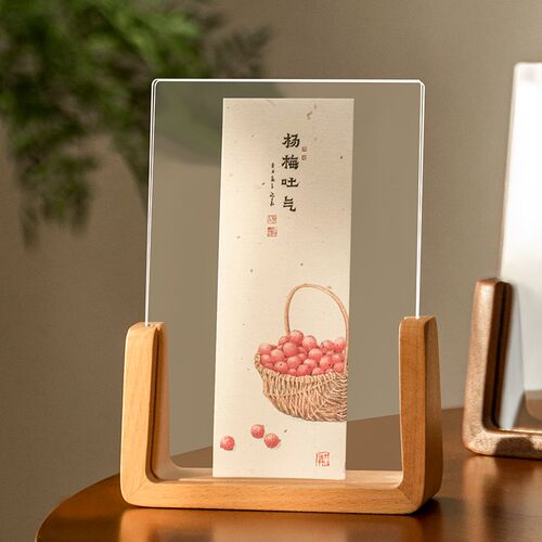 拍立得相框小卡展示架明信片书签6寸多照片定制diy摆台门票收藏框