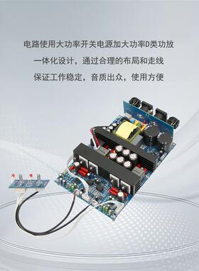 IRS2092 大功率HIFI发烧 双声道数字 D类功放板500W+500W超LM3886
