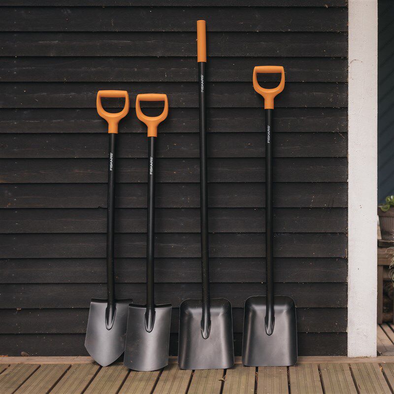 FISKARS尖头铲子挖土挖洞园艺工具方锹加厚芬兰进口Spade1066716