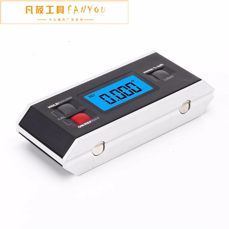 IP65防水带磁数显倾角仪电子角度尺数字水平仪量角器坡度仪水平尺