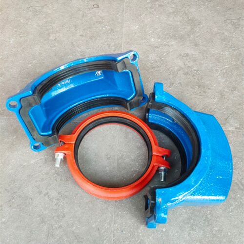 消防管道沟槽卡箍补漏器哈夫节抢修器堵漏器抱箍夹板沟槽钢卡管件