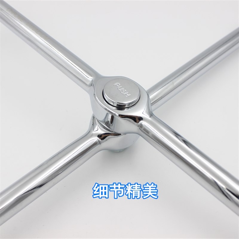 台湾折叠十字轮胎套筒扳手17 19 21MM 1/2方头进口随车换轮胎工具
