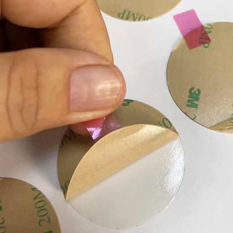 硅胶撕双面胶离型纸拉手易撕贴粘无痕高粘度双面胶专用耳朵易撕贴