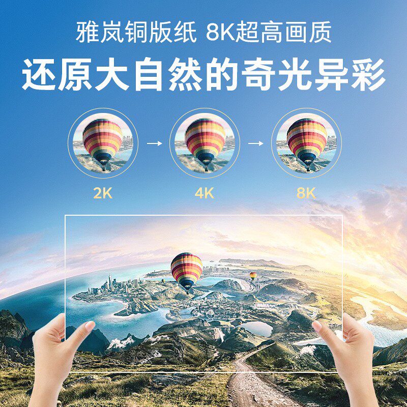 【整箱】单面A4铜版纸A3喷墨铜版纸高光相片纸哑光彩喷白卡单铜16