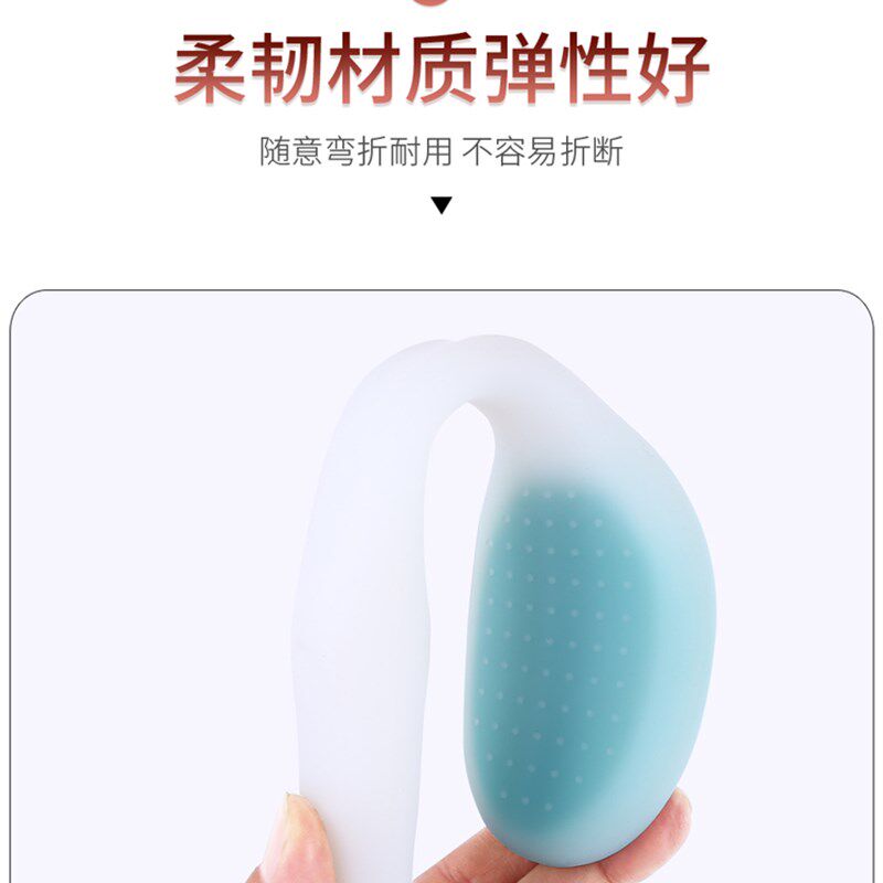 加厚硅胶经络拍痧掌按摩捶背器健身拍保健锤手拍大拍+小拍老人拍