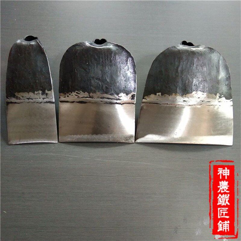 神农铁匠锄头农用翻土开山除草全钢种菜手工锻打锄头草刮A型大号
