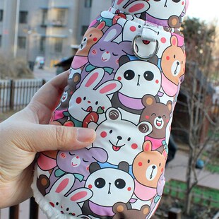狐獴宠物衣服瘦版棉服超小码奶狗吉娃娃幼犬小猫冬季加厚保暖棉衣