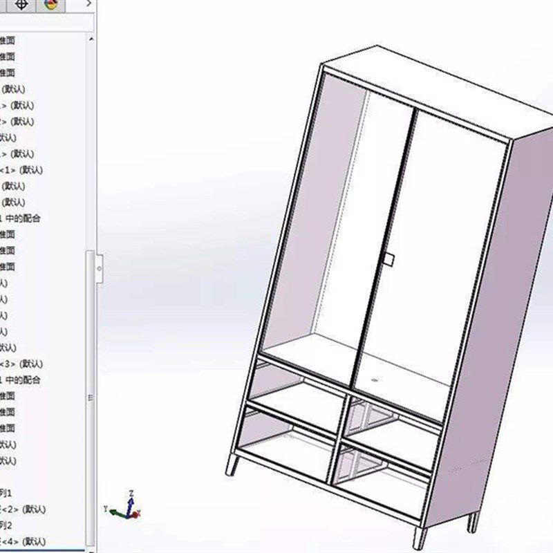 工厂定制做铁皮不锈钢文件柜更衣柜智能钣金家具储物柜体铁箱设计