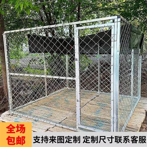 新款中大型犬狗笼子可拆卸围栏式猛犬狗围栏室外移动跑笼宠物笼子