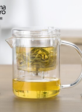 尚明雅杯茶壶,过滤玻璃茶具耐热玻璃茶杯泡茶机Ec-21