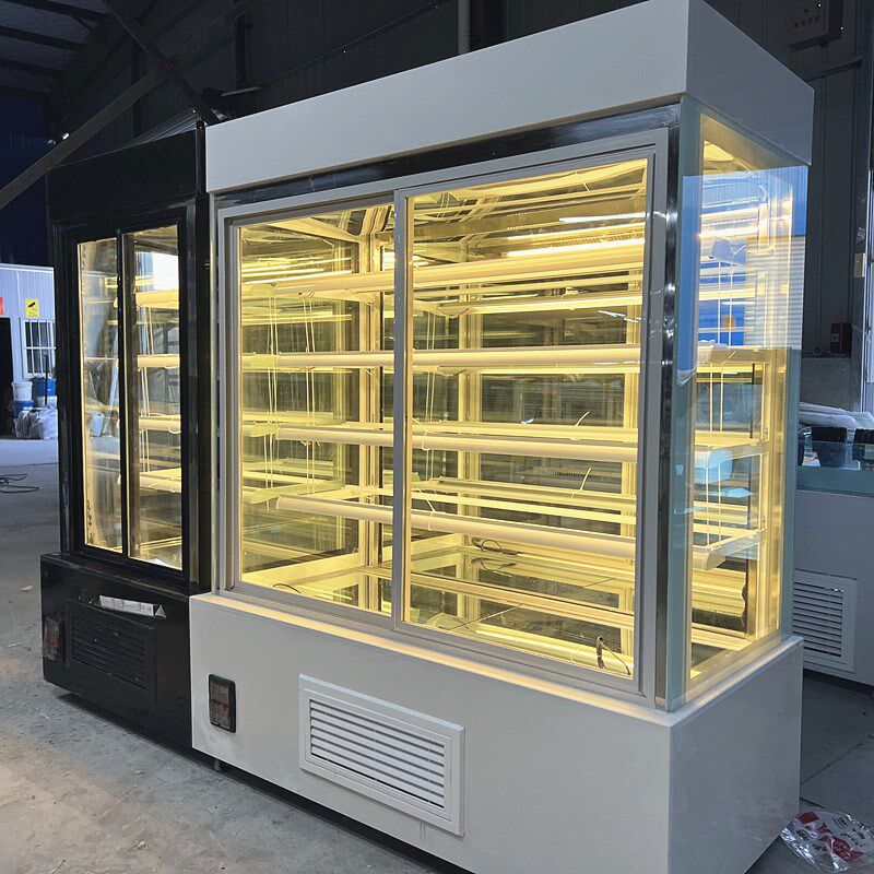立式蛋糕柜烘琣店西点保鲜柜便利店牛奶饮料冷藏展示柜前开门风冷