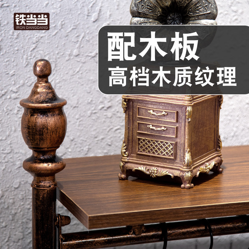 铁艺服装店衣架展示架落地式复古女装店货架卖衣服架子侧挂装饰挂