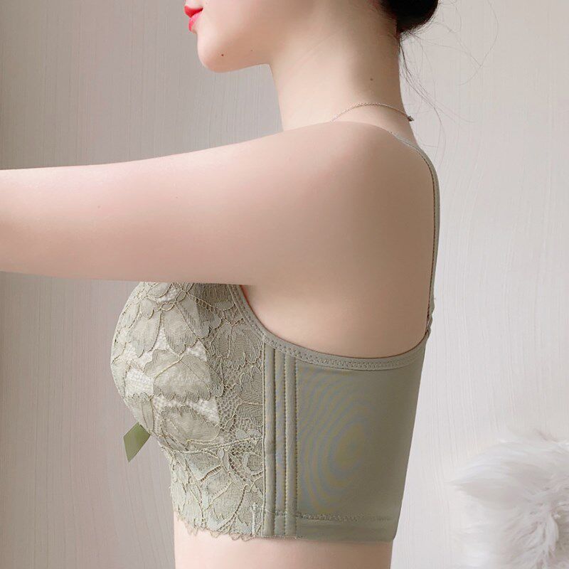 薄款调整型内衣女小胸聚拢收副乳上托文胸六排扣塑形矫正下垂胸罩