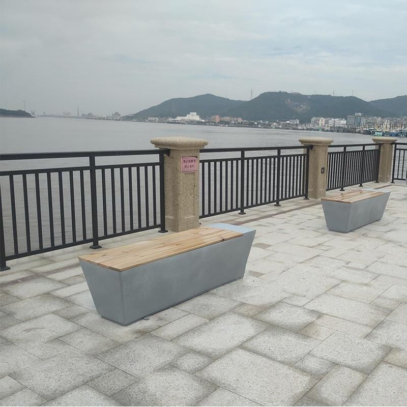 玻璃纤维休闲座椅户外长条防腐木坐凳公园商场创意美陈公共休息定