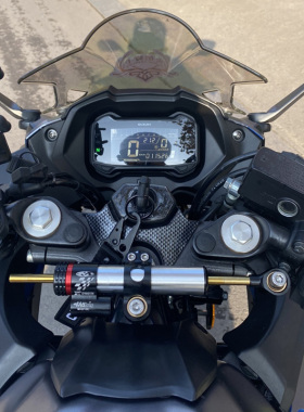 适用铃木GSX250R改装钛尺码支架 摩托车把防甩头平衡杆方向阻尼器