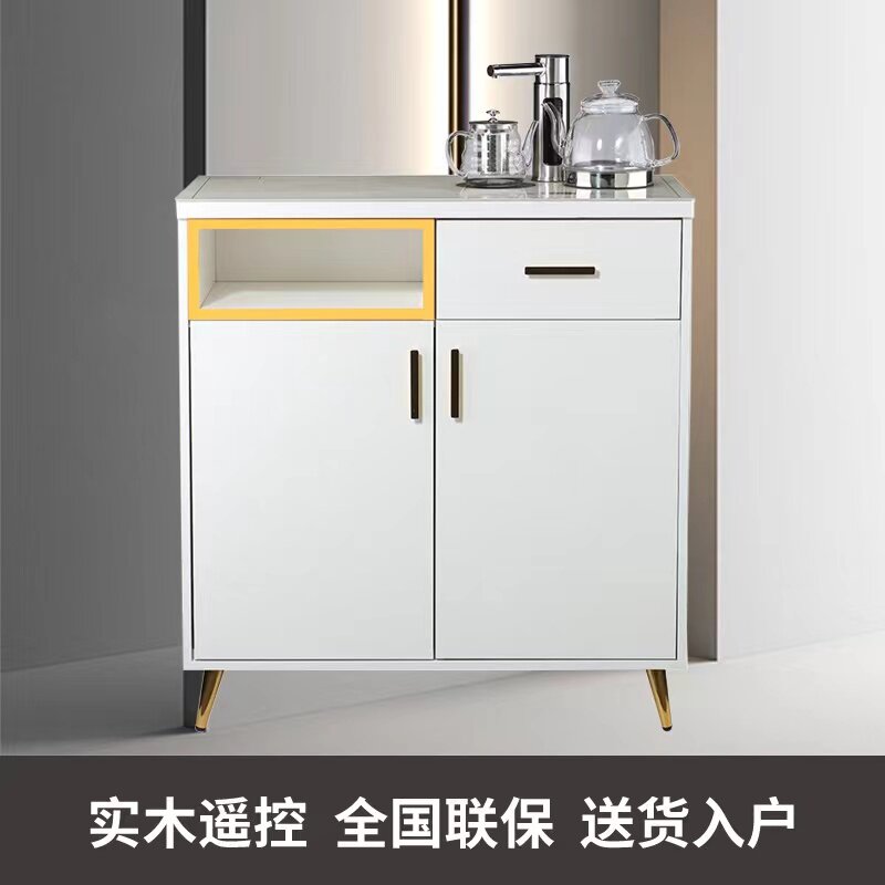 家用北欧轻奢全自动实木茶吧机多功能智能饮水机奶瓶消毒柜制冰热