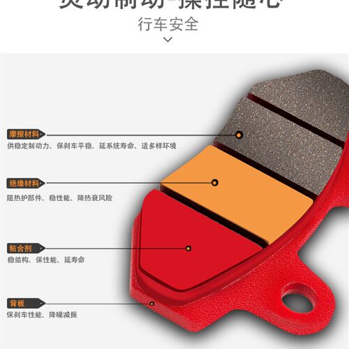 适用于思科龙Ra401刹车片Sr400-2前后盘式刹车片陶瓷刹车片改装配