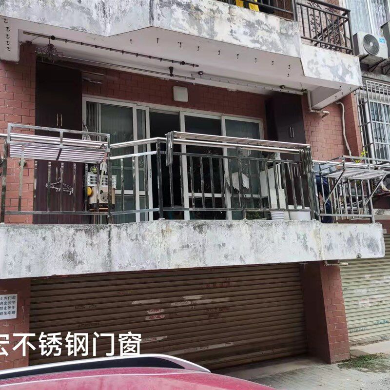 武汉不锈钢防盗网 防盗窗 不锈钢雨阳棚 不锈钢楼梯扶手
