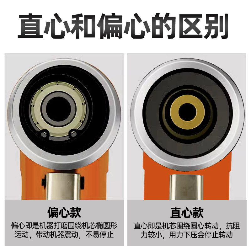 气动打磨机抛光机小型2寸偏心式汽车打蜡机3寸圆盘研磨机砂纸机