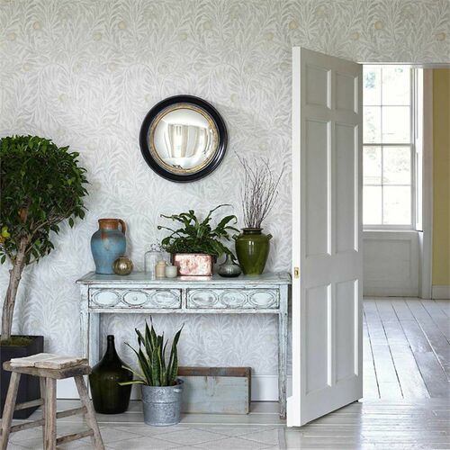 进口底纸环保纯纸墙纸英式暗花橘子树216404北欧卧室电视背景墙纸
