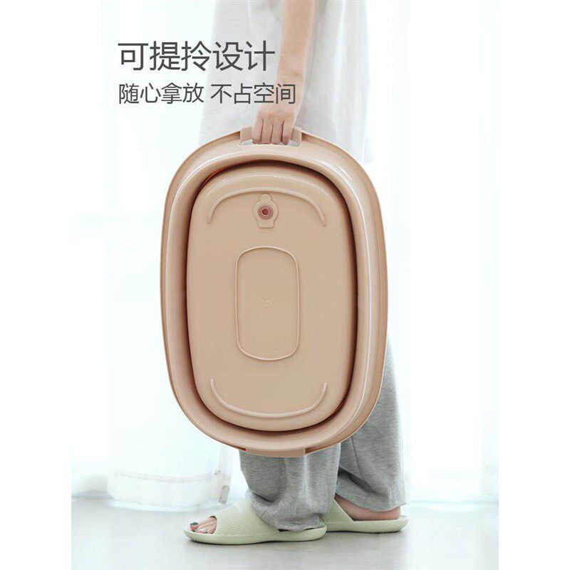 可折叠洗衣服盆子家用特大号硅胶洗澡盆加厚超大号塑料盆脸盆