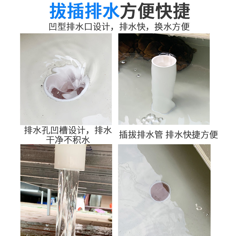 乌龟缸大型别墅双层造景带晒台生态饲养箱家养用龟塑料水陆种龟箱