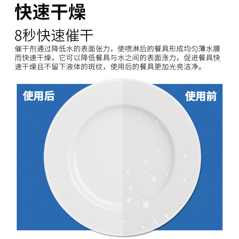 商用洗碗机专用催干剂快干剂亮碟剂餐具漂洗光亮剂亮洁洗碟剂20L