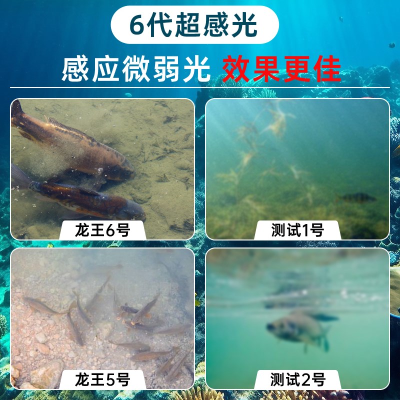 温深锚杆摄像头可视瞄鱼探头钓鱼水下高清防水可视瞄探鱼器摄影头