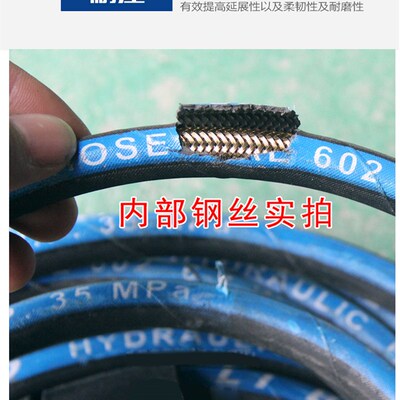 2380洗车机配件高压水管清洗机刷车场钢丝管防爆专家用泵5855家用