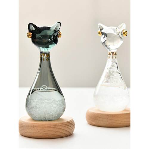 天气预报瓶安德森猫风暴瓶摆件生日礼物结婚送男女生精致创意礼物