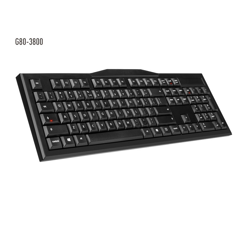 樱桃G80-3800/3802 MX2.0机械键盘黑轴青轴茶轴办公家用低键帽
