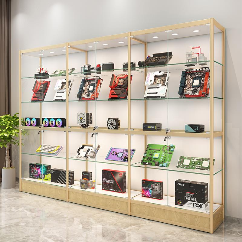 工厂样品展柜公司礼品柜展示柜玻璃展示柜摆件展示柜铝合金装饰柜