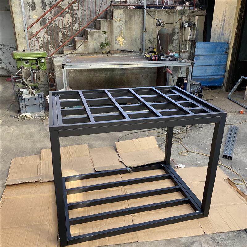 加强承重鱼缸架子工业风简约家用客厅大型定做鱼缸架底座组装式